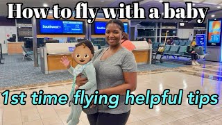 First Time Flying With A Baby Helpful Tips