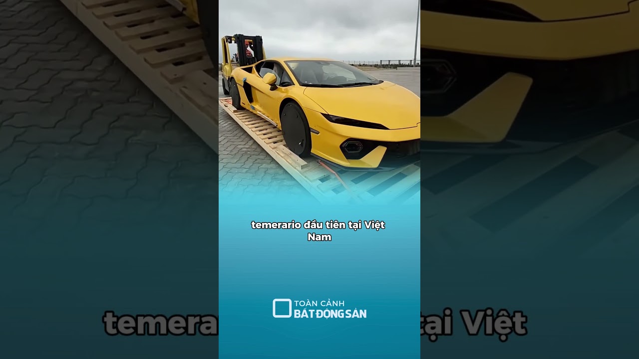 Doanh nhân Nguyễn Quốc Cường dùng Lamborghini Temerario làm quà cho khách mua căn hộ