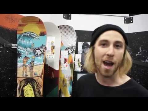 Sage Kotsenburg describes the features of his Apo snowboard.