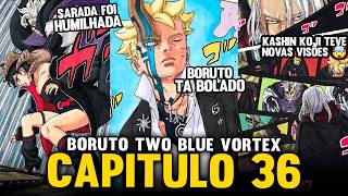 BOMBA! SARADA FOI CAPTURADA E BORUTO FOI ATRÁS DELA EM BORUTO TWO BLUE VORTEX - CAP 36
