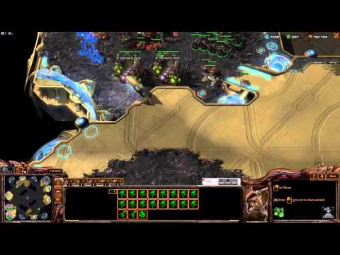 7 Roach Rush Followed by Lings and Mutalisks