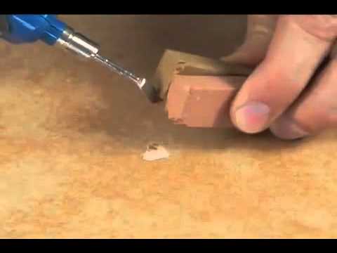 How to repair a hole or chip in a tile