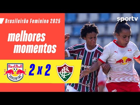 Gols e lances de Red Bull Bragantino x Fluminense