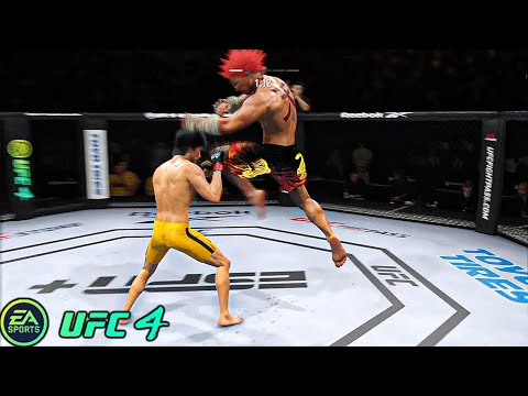 UFC 4 | Bruce Lee vs Akuma(Street Fighter) |  EA SPORTS UFC 4