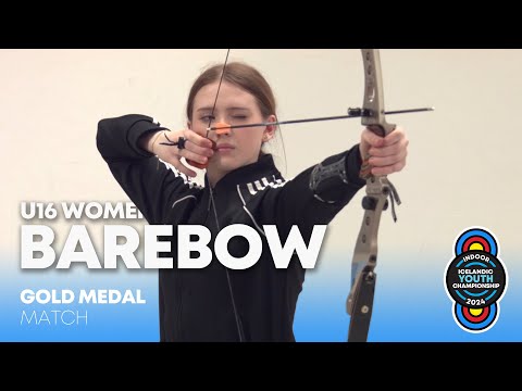 Íris VS Ásborg – U16 Barebow Gold Finale, Frauen