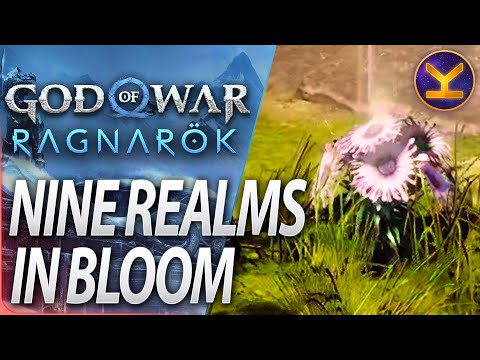 God of War Ragnarök - All Flowers Locations - Nine Realms in Bloom