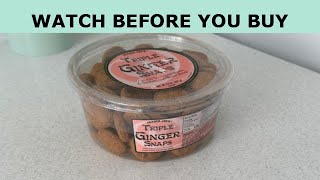 Trader Joe's Triple Ginger Snaps, Xlarge Review