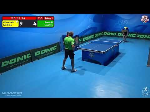 00:00 Oleksandr Ivashkin 3 - 0 Anatolii Levshyn West 5 WIN CUP 07.12.2022 | TABLE TENNIS WINCUP