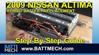 How to Replace/Repair/Fix a 2009 Nissan Altima Hybrid Battery Module Cell: Step-by-Step Instructions