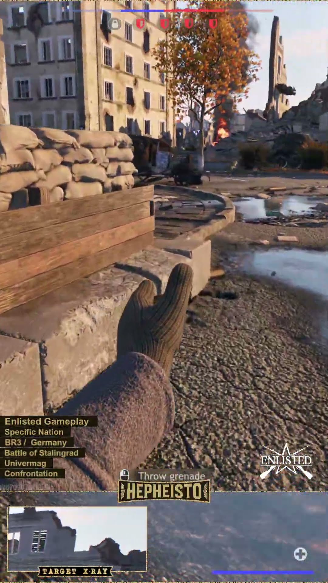 Partisan eliminates Tank T-34 with Explosion Pack