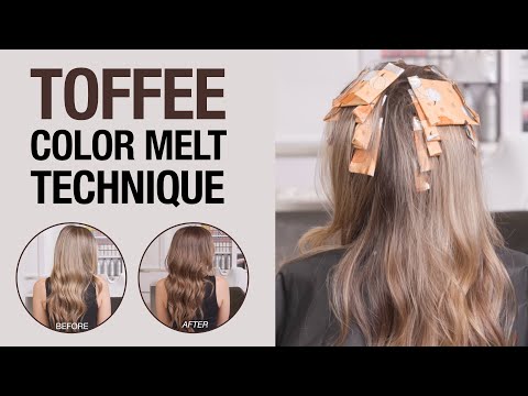 Toffee Color Melting Hair Technique | Coffee Brunette...