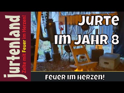 Unsere Hofjurte im achten Jahr - Jurtenland