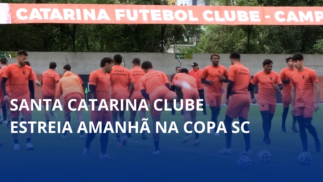 Santa Catarina Clube estreia amanhã na Copa SC