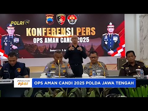 POLDA JAWA TENGAH GELAR KONFERENSI PERS OPS AMAN CANDI 2025