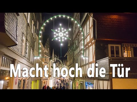 Macht hoch die Tür (EG 1, GL218) - zum Mitsingen mit Text