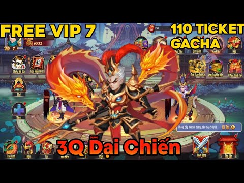 3Q Đại Chiến Private Server VN Open S11 - Free VIP 7 - 17K Ingots - GIFT CODE