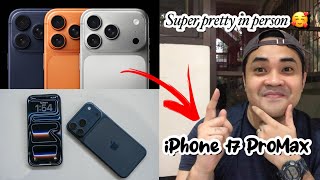 IPHONE 17 PRO MAX: A CLOSER LOOK AT THE SLEEK DETAIL | DARK BLUE & ORANGE | Jaden Yael