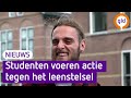 Steven heeft een studieschuld van 40.000 euro en voert actie
