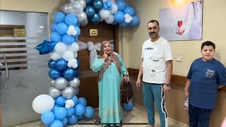 ام جني فلوج الولاده كامل ادعو لابني مازن يخرج من الحضانه علي خير اه نسيت اقولكم هولد مخده من بطني????????????