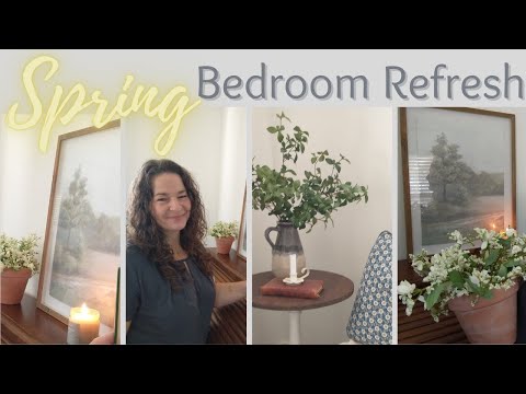 Spring Decorate With Me | Vintage Cottage Style | Master Bedroom Decor Ideas | Spring Decor Refresh