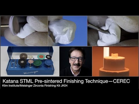 Katana STML Pre-sintered Finishing Technique