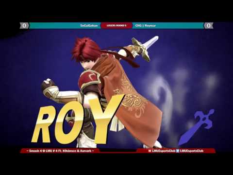 Smash 4 @ LMU #4 Losers Round 5 - SoCalGohan V. CHG | Roymar