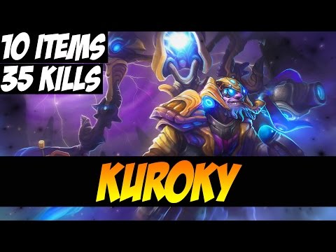 Kuroky Plays Tinker WITH 10 ITEMS AND 35 KILLS - Dota 2