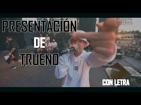 MINUTO de PRESENTACIÓN de TRUENO con LETRA | FMS Jornada 8 2019