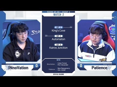 [2019 GSL S2] Ro.32 Group A Match2 INnoVation vs Patience