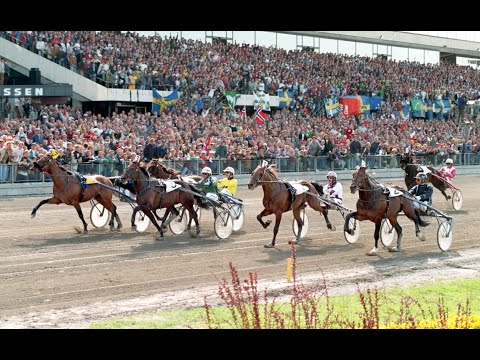 TV-sändningen från Elitloppet (Coktail Jet) på Solvalla 1996.