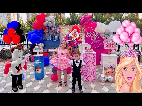KUZEY ELİF ROBLOX VE BARBİ KONSEPTLİ SÜRPRİZ DOĞUMGÜNÜ ‼️