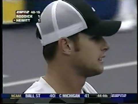 2004 Tennis Masters Cup SF Lleyton Hewitt vs Andy Roddick