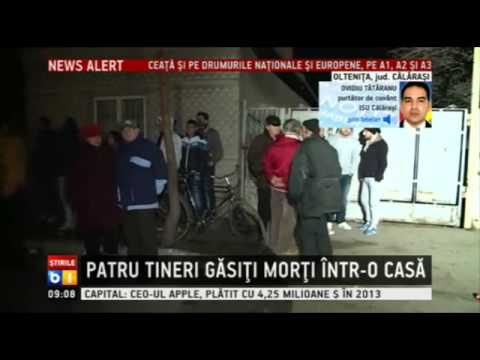 Patru tineri au fost gasiti morti intr-o casa din Oltenita
