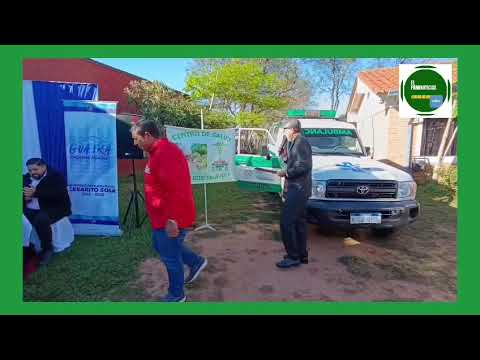 #SALUD 🟩🟨 GUAIRÁ: ENTREGA DE UNA AMBULANCIA AL CENTRO DE SALUD DE NATALICIO TALAVERA 