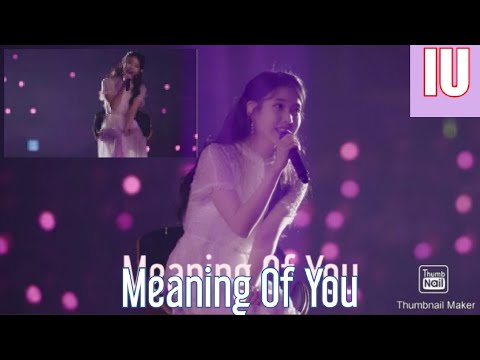 IU, Meaning Of You at Dlwlrma Concert (ESUB)