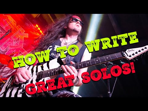 How to Write GREAT Guitar Solos with Uncle Ben Eller!