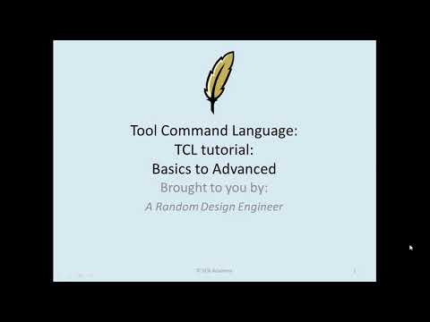 Tcl Introduction: Installation and Download | tcl scripting