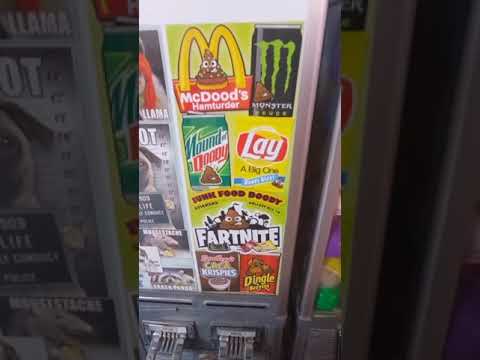 MYSTERY JUNK FOOD STICKERS - Day 1 #VendingMachine #Shorts