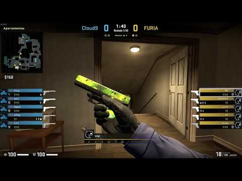 Pov VINI (25/22) CS GO DEMO - INFERNO - 13 FURIA VS 16 CLOUD9 (cs_summit 7 28/01/2021)