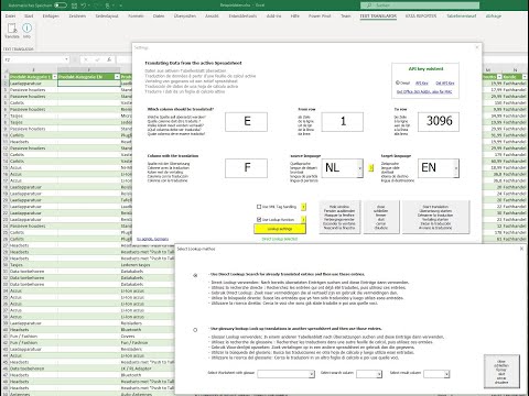Neuerungen Excel-Text-Translator 2.6 . Massenhaft automatisiert Texte in Excel übersetzen mit DeepL