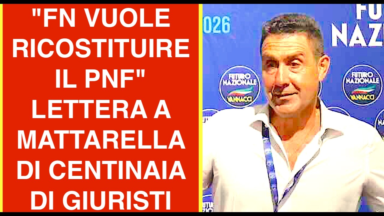 "FN VUOLE RICOSTITUIRE IL PNF" LETTERA A MATTARELLA DI CENTINAIA DI GIURISTI