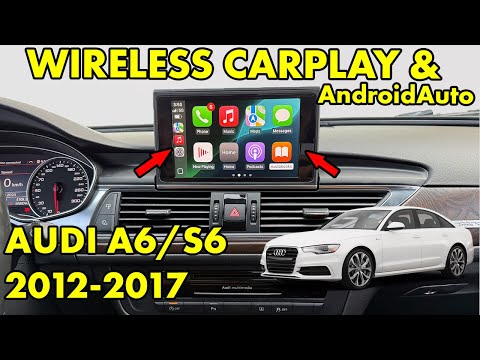 Wireless CarPlay and AndroidAuto Audi A6 / S6 2012 2013 2014 2015 2016 2017 (chassis C7)