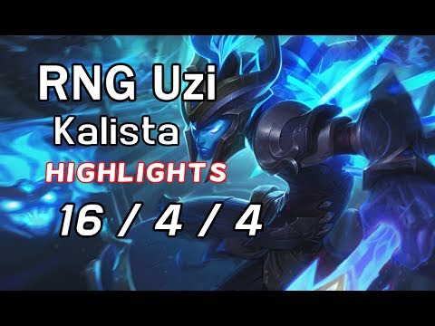 RNG Uzi Kalista 16/4/4 + Thresh | Highlights