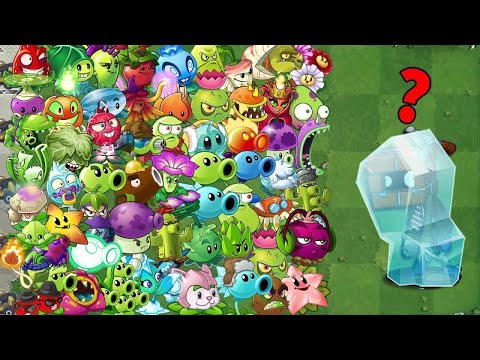 All New & Old Plants Vs 99 Frozen Brickhead Zombies - Whi Will Win? - Pvz 2 Challenge