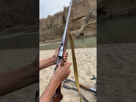 7mm rifle reviews power testing#shorts #feed#firingvideo #powerful