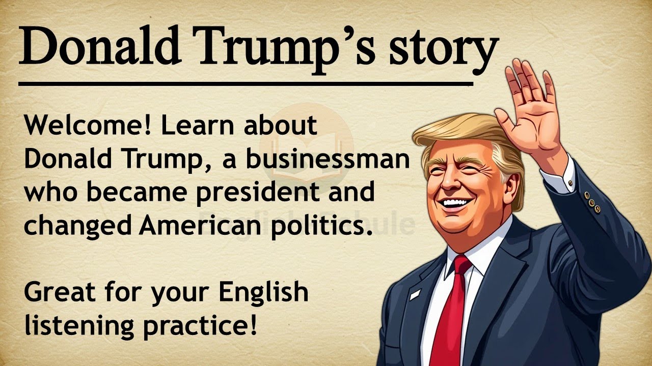 Donald Trump || 💥 Learn English With Story Level 3 || Graded Reader🎧