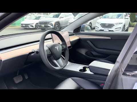 2023 Tesla Model 3 Long Range AWD in Gray for sale at Abbotsford Hyundai in Abbotsford, BC