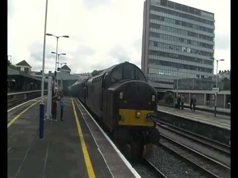 37676+37516 depart plymouth with thrash+2tone