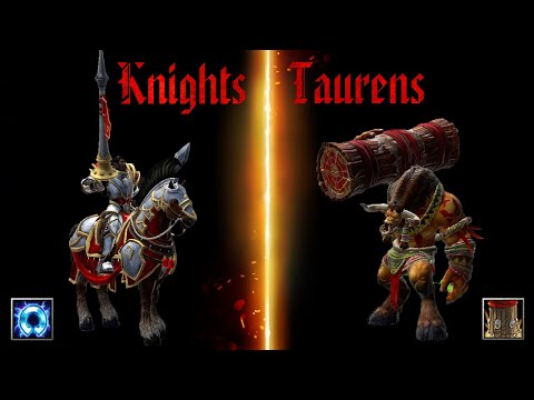 Taurens vs Knights in 2020 (zero/fully upgraded/100 limit)