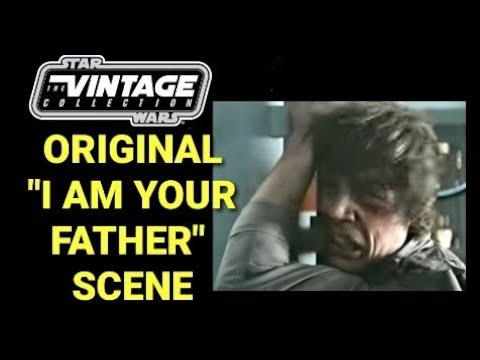 Unaltered "I Am Your Father" Scene Empire Strikes Back Original.